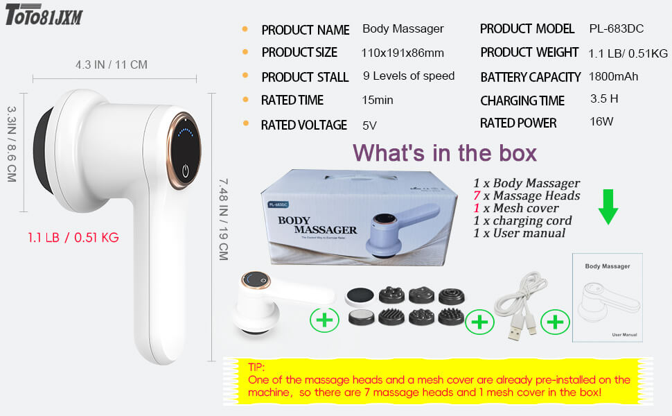 lipo roller lymphatic massager &amp; lipo massager after surgery