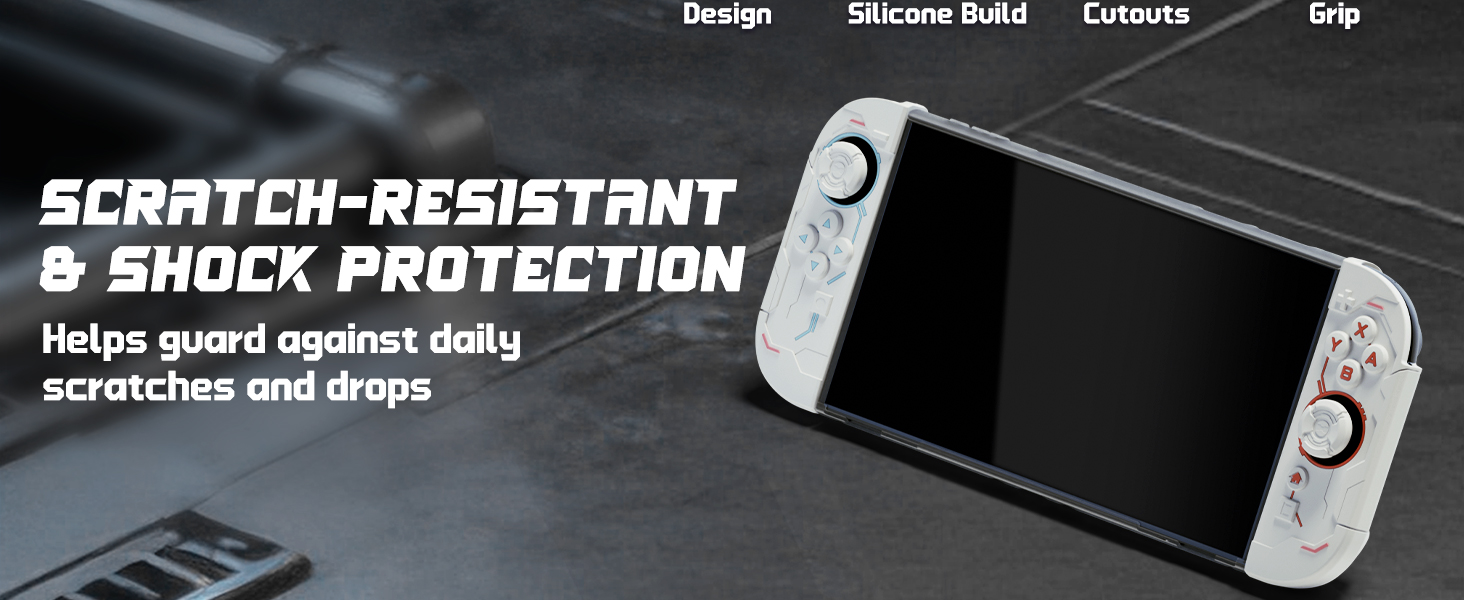 PlayVital Protective Case for Nintendo Switch 2, Stellar Mecha Ergonomic Cover
