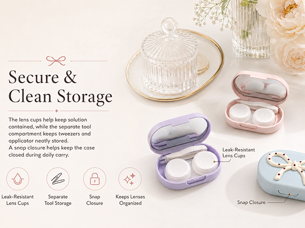 Portable Contact Lens Case