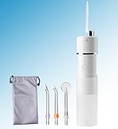 GENKENT Portable Water Flosser Cordless for Teeth Cleaning, Dental Oral Irrigator Telescopic