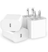 [4 Pack] USB C Charger Block Fast Charging,20W USB-C Power Adapter Type C Wall Chargers for i Pho...