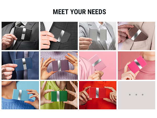 PU Leather Business Card Case