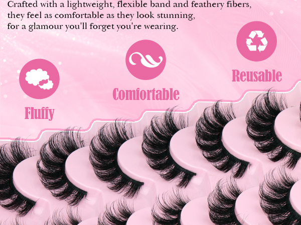 D Curl Fluffy Lash Clusters