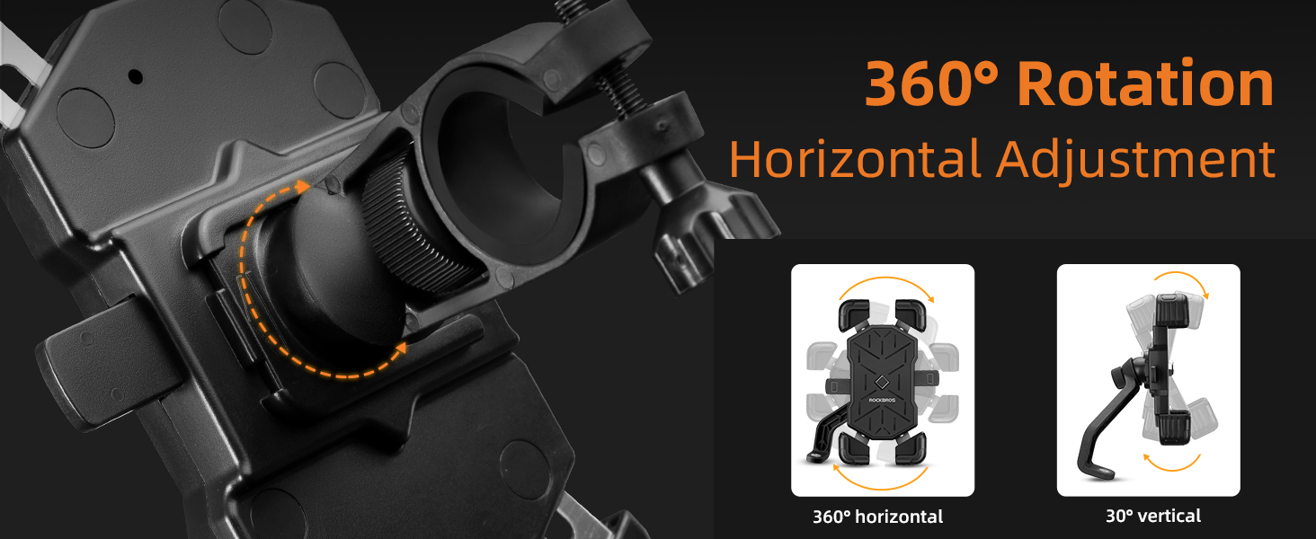 ROCKBROS Motorcycle Bike Phone Holder Mount