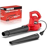 ALLOYMAN Electric Leaf Blower,7AMP Lawn Blower,350CFM Mini Leaf Blower Lightweight &amp; Portable for...