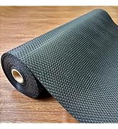 EVALAND Shelf Liners for Kitchen Cabinets Non-Adhesive 12" x 33 FT Black Drawer Liner Non Slip, W...