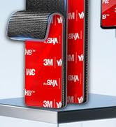 Heavy Duty Adhesive Hook and Loop Strips 1" x 2" 9 Sets Sticky Hook Loop Pads Strong Hold for Han...