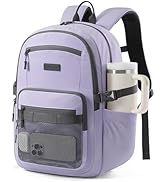 LOVEVOOK Laptop Backpack Women with 40oz Cup Holder Buckle Strap, 15.6 Inch Tech-Ready Work Backp...