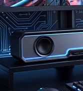 havit Computer Speakers for Desktop PC, Bluetooth 5.3 Pc Soundbar with Dynamic LED Light, HiFi St...