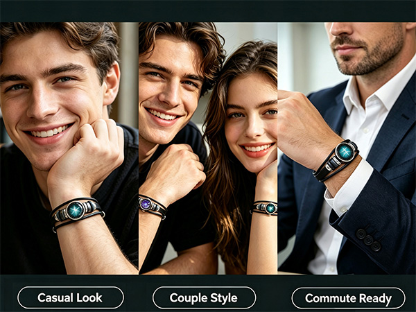 2pcs Leather Bracelet