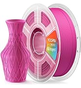 PLA+ Matte Filament 1.75mm, Soft Matte Finish, Reduced Layer Lines, 1KG (2.2lbs) 3D Printer PLA F...