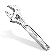 WORKPRO Adjustable Wrench, 6-inch Heavy Duty Spanner with Inch/Metric Scale, Premium Cr-V Steel, ...
