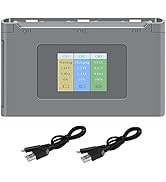 Hanatora Display Two-Way Battery Charging Hub for DJI Mini 2/SE/2 SE Drone,Check Battery Level,Ch...