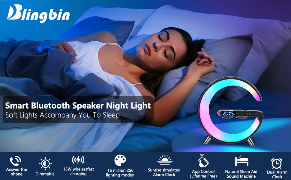 Wireless Charger Atmosphere Lamp