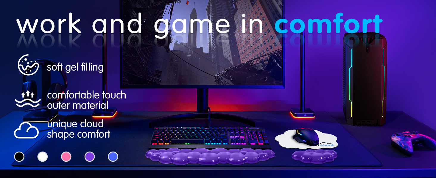 cloud keyboard wrist rest