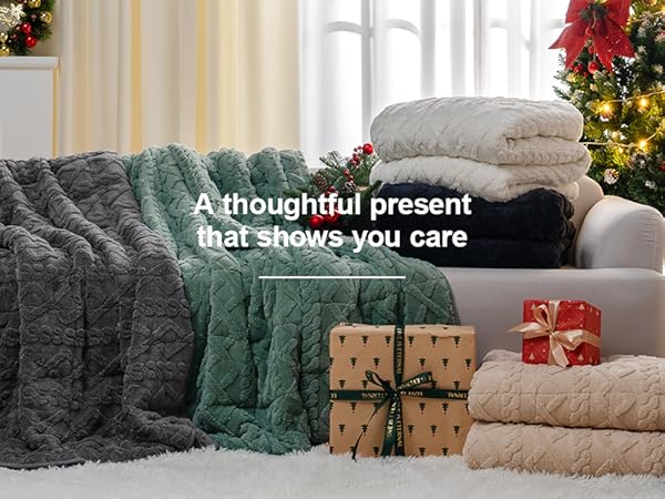 Thoughtful gift idea you cannot go wrong with this fuzzy weighted blanket