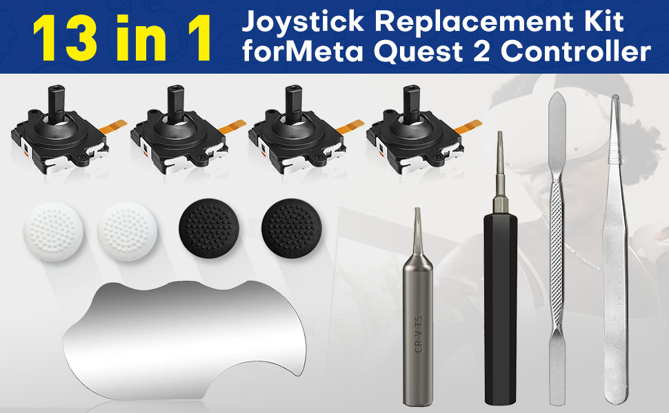 Joystick Replacement Kit for Oculus/Meta Quest 2 Controller