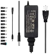 12V Power Supply Adapter 60W 5A UL Listed AC to DC Universal Power Supply with 12 Tips &amp; Polarity...