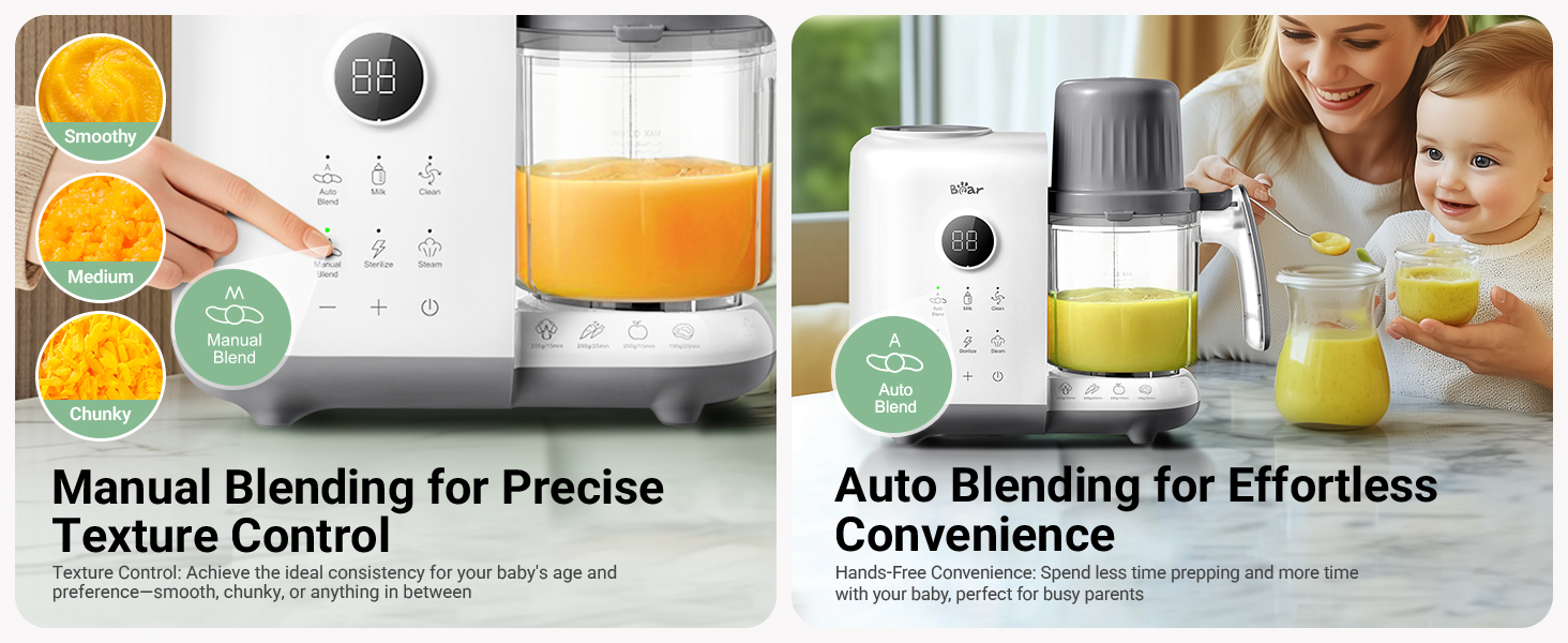 baby food maker steamer and blender