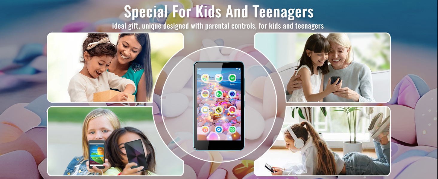 MP3 player special for kids and teenagers