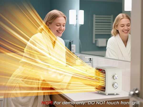 Bathroom space heater
