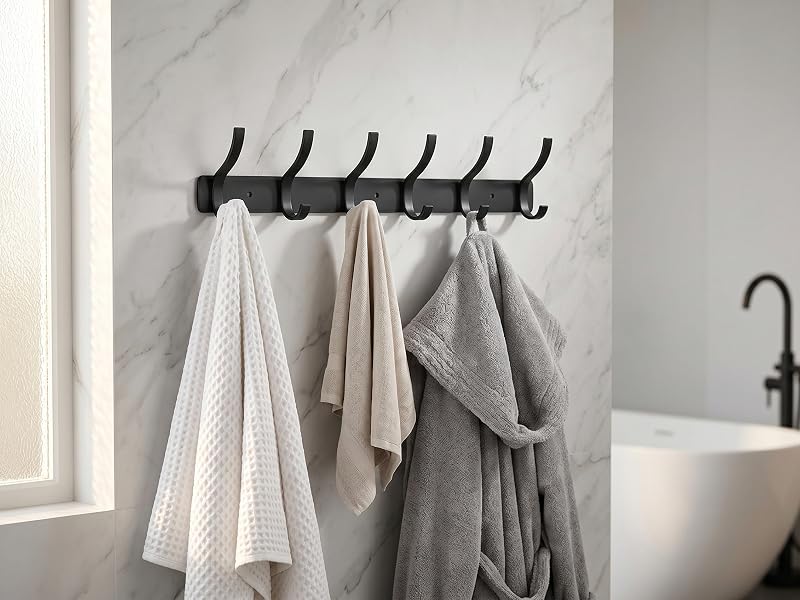 coat hooks Bathroom
