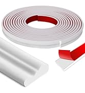 moonoom 20 Ft x 1.6''Wall Decoration Molding Trim,Self-Adhesive 3D Chair Rail Panel Molding, Flex...