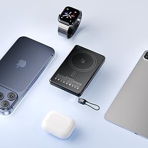 portable charger power bank magnetic power bank for iphone power bank magsafe usb c power bank