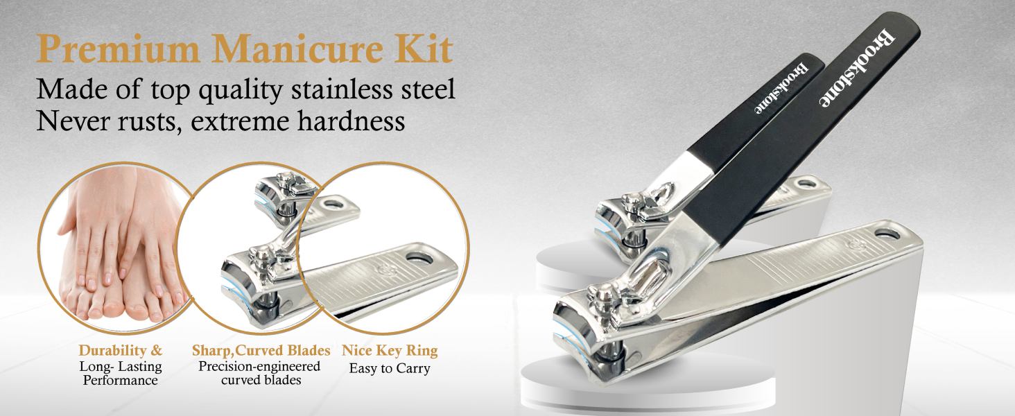 nail kit for men nail cutters nail trimmers for people large toenail clippers for thick nails 