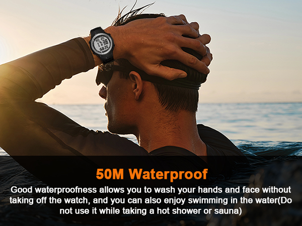 waterproof watch