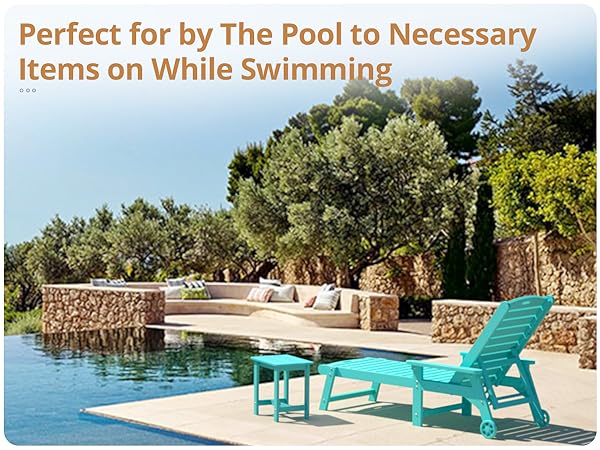 adirondack table for pool