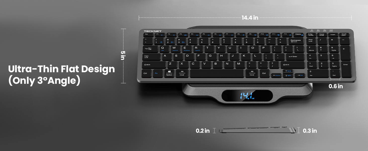 thin flat keyboard