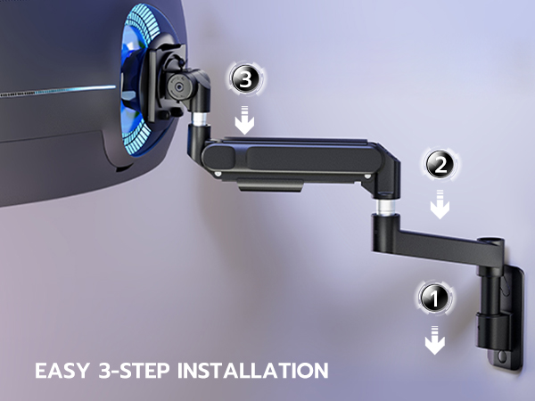 GDT1008WLBK Easy 3 step installation
