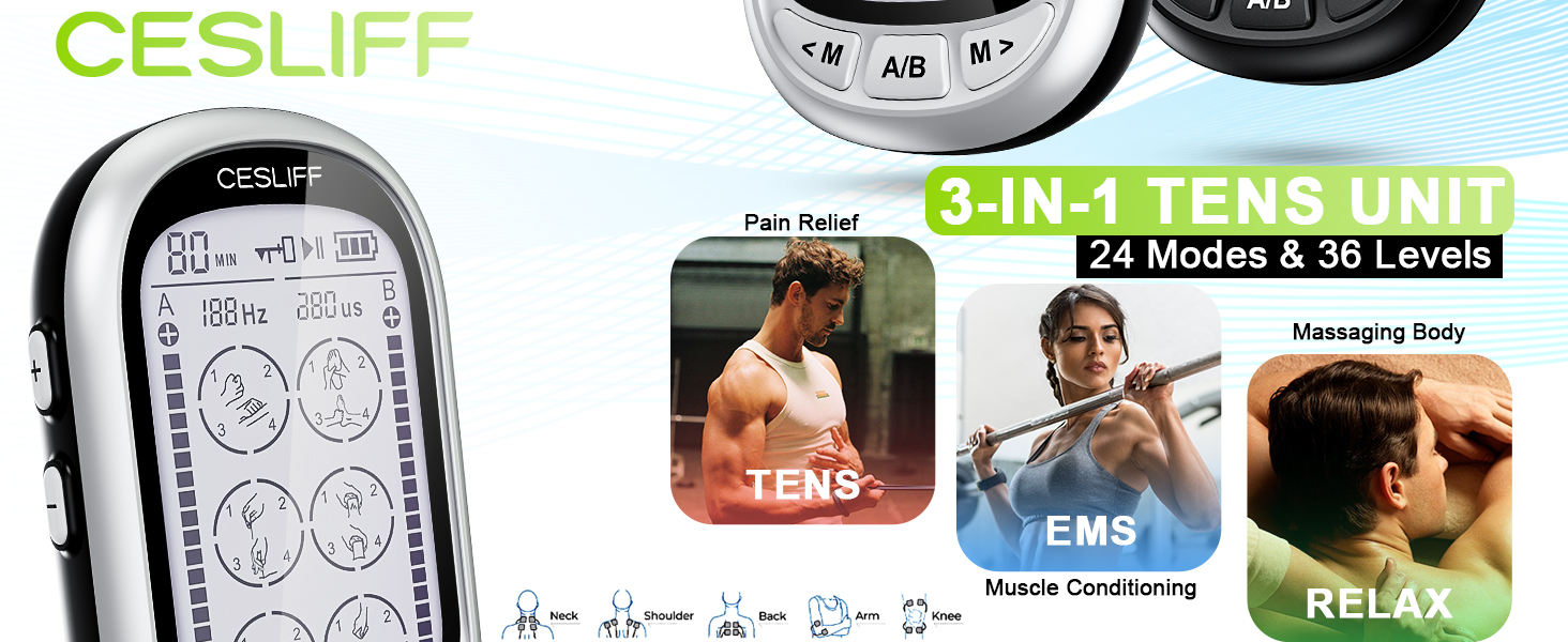 tens units for pain relief tens unit muscle stimulator shock therapy electric massager for muscles