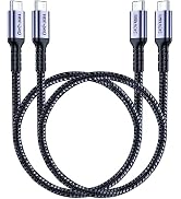 SUMPK 1.5FT USB 4 Cable 2 Packs 40Gbps USB 4 Cable with 240W Fast Charging and 8K Video Display C...