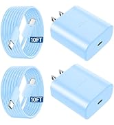 45W Samsung USB-C Super Fast Charger Type C 10FT C Charger Cable Fast Charging with Android Phone...
