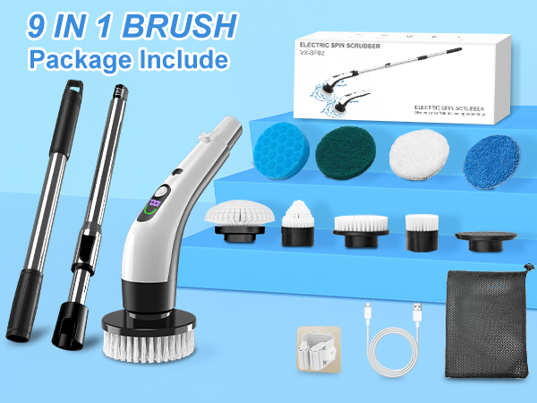 spin scrubber for cleaning