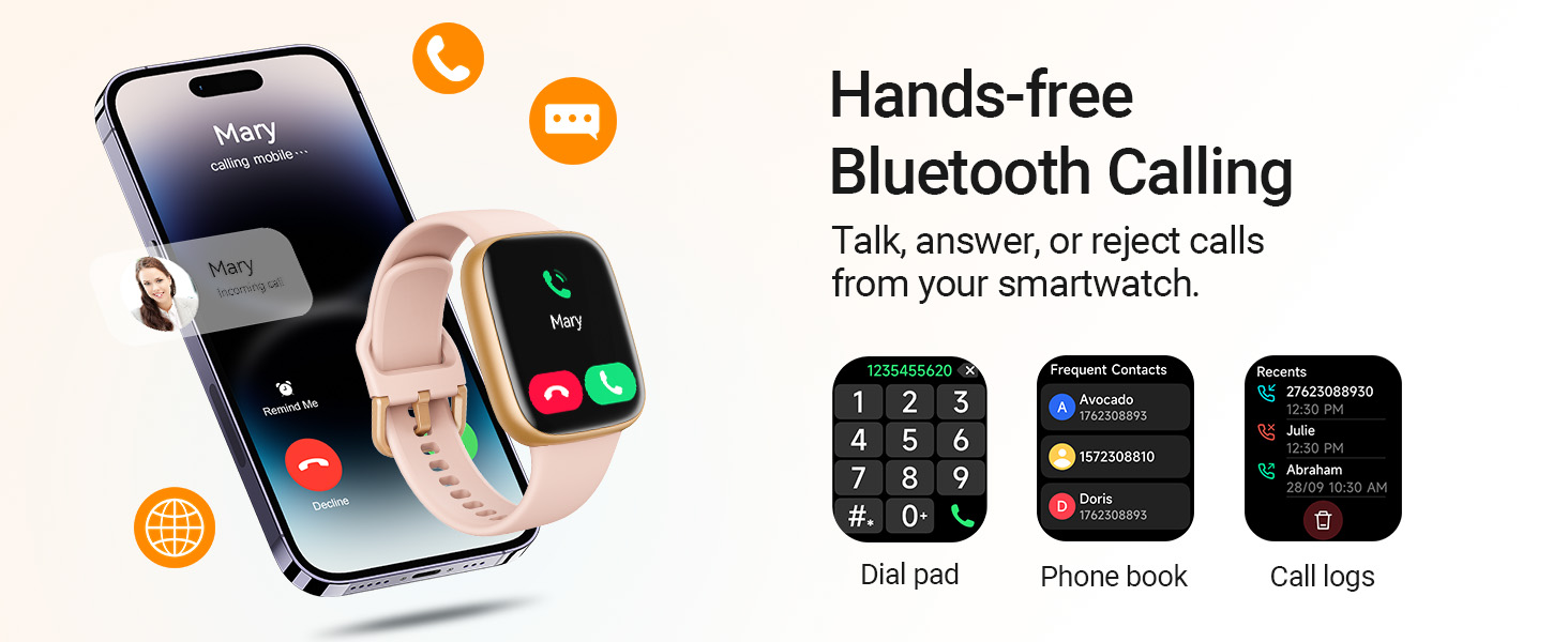 fitpolo smart watch for women
