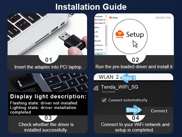 Tenda AX900 WiFi 6 USB Adapter