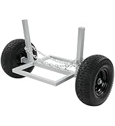 Heavy Duty Log Dolly, 1600 lbs Heavy Duty Log Skidder, Fits 24" Diameter Logs with Chain and 2 16...
