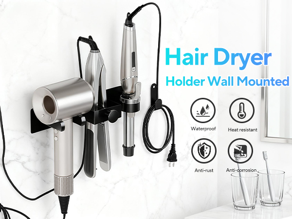 hair dryer holder