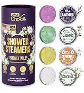 W&amp;E Choice Shower Steamers Aromatherapy - Shower Bombs with Natural Essential Oils for Daily Rela...