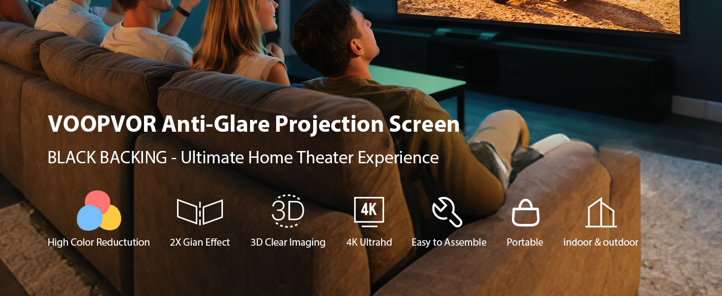 outdoor projector screen