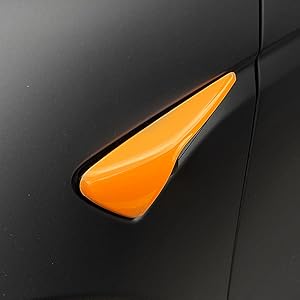side mirror cover orange