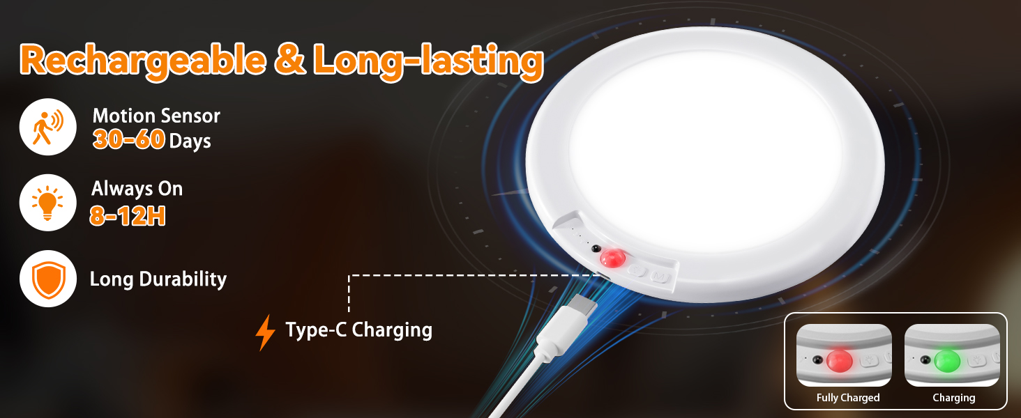 Rechargeable &amp;amp; Long-lasting