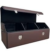 Wuatow Trunk Organizer for Car With Lid,Foldable Trunk Organizer for SUVs &amp; Sedans,Multi-function...
