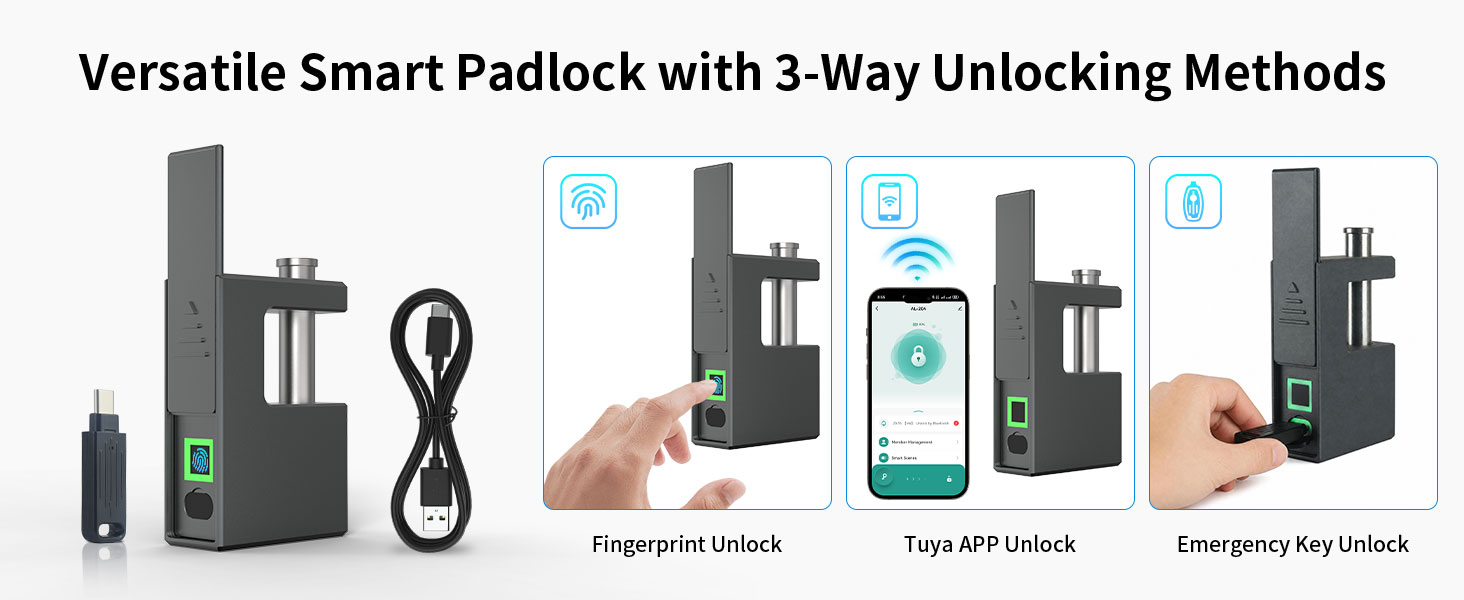 smart padlock outdoor