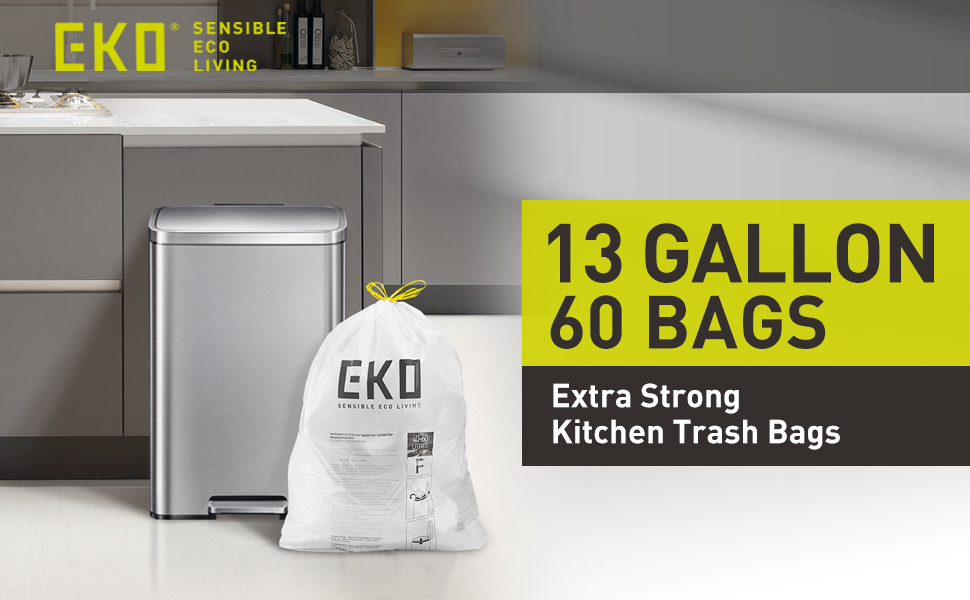 13 Gallon trash bags - box of 60