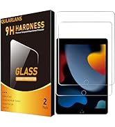 Qularlans 2 Pack Screen Protector for iPad 9th 8th 7th Generation (10.2 Inch, 2021/2020/2019), An...