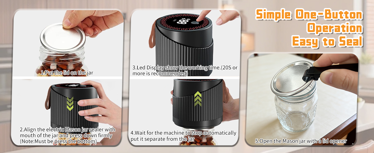 electric mason jar vacuum sealer mason jar vacuum sealer kit jar vacuum sealer for mason jars